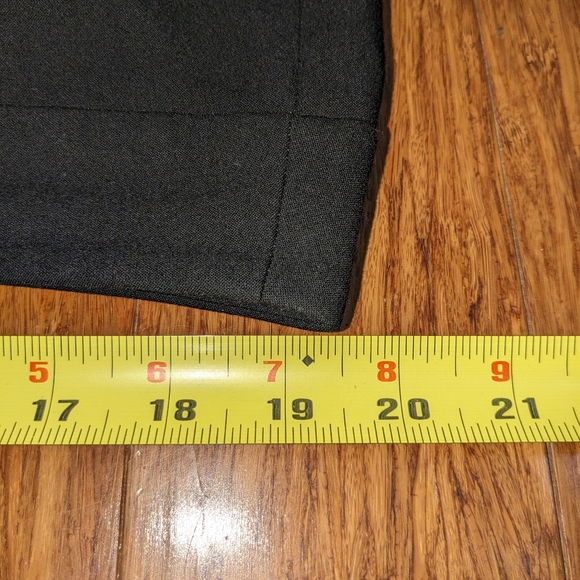 Talbots Signature Dress Pants Womens Size 16 Black Stretch Business Slacks Zip - Picture 9 of 13